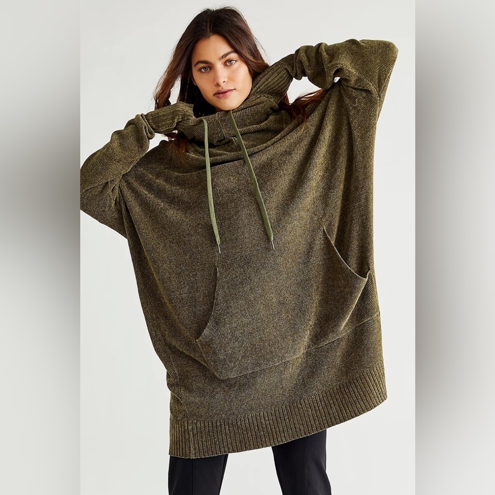 NWOT Nicholas K Fabian Chenille Sweater in Spruce Size XS